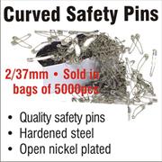 Safety Pins - Curved 2/37mm
